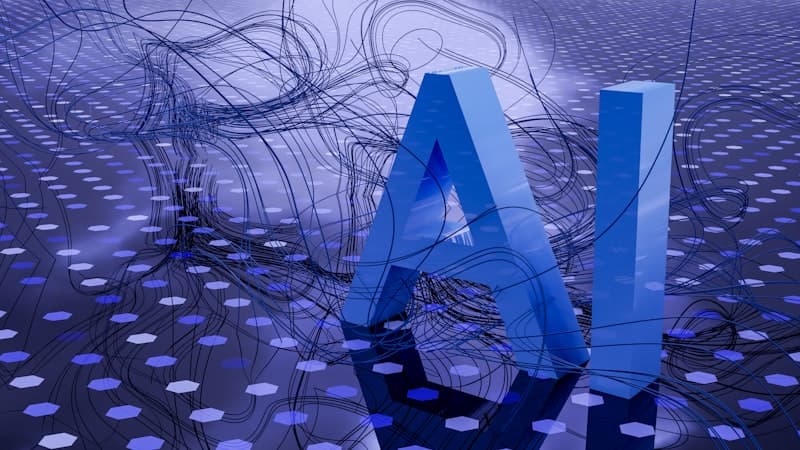 Artificial intelligence and machine learning concept